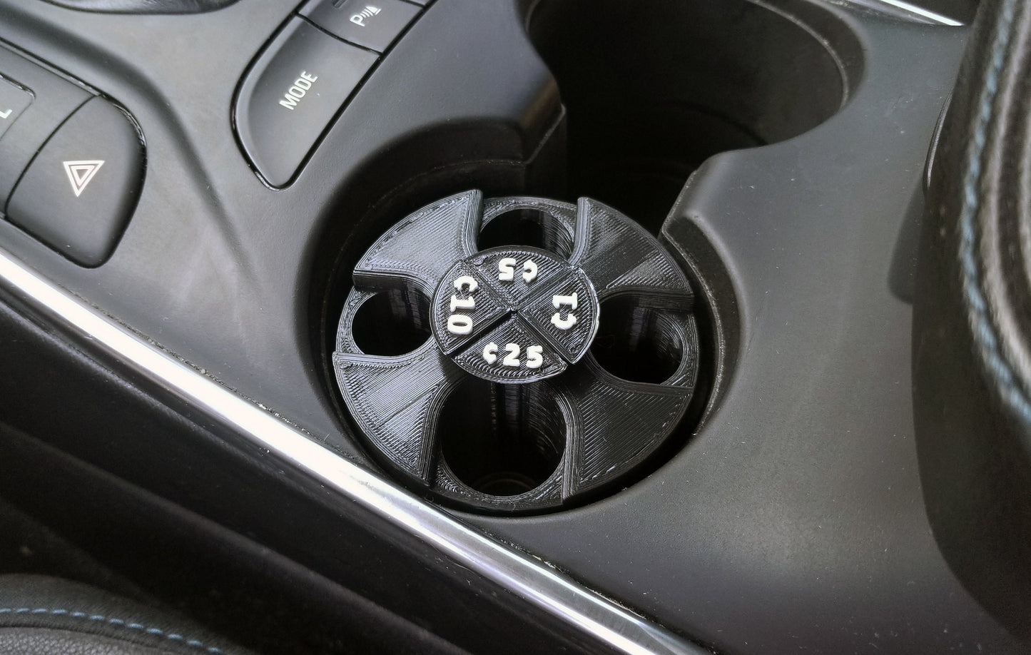 Coin Organizer with Easy Access | For Car Cup Holder | 3D Printed