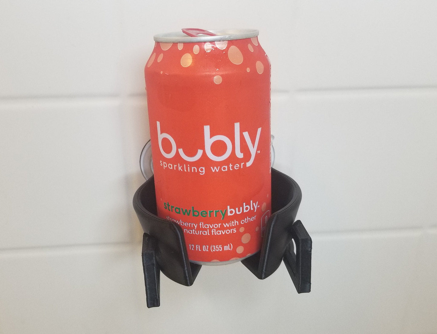 Shower Drink & Phone Holder |  Holds Wine Glasses, Cans, Bottles, Phone, and More